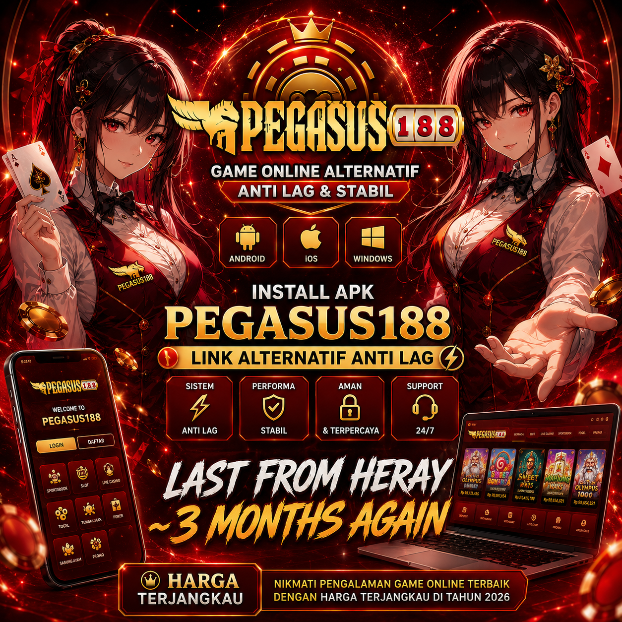 PEGASUS188: Mainkan Aplikasi Game Online Akses Cepat Anti Lagging Dengan Prizepool Terbesar 2026 image 1